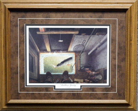 Les Kouba Darkhouse Spearing Framed