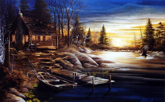 David Krech Peaceful Haven - 21.5" x 13.5" Open Edition