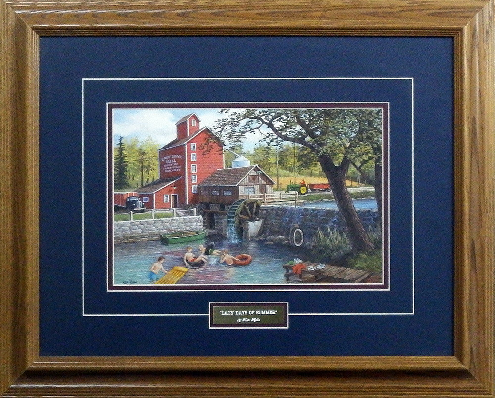 Ken Zylla Lazy Days of Summer- Framed