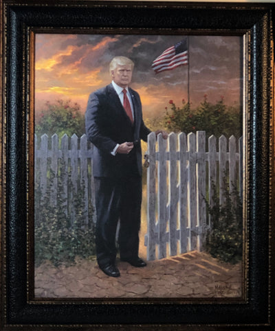 Jon McNaughton Make America Safe Donald Trump Art Print-Framed 20.5 x 24.5