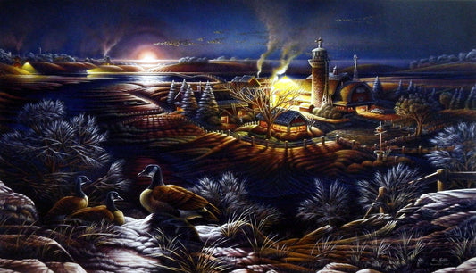 Terry Redlin Moonlight Frost