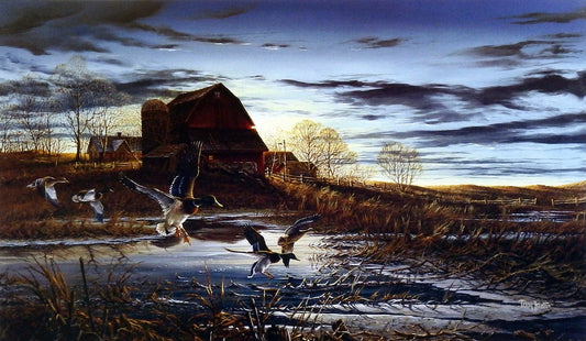 Terry Redlin Morning Chores