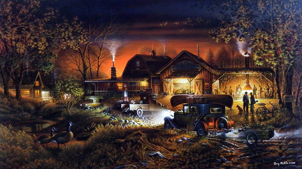 Terry Redlin Morning Warmup