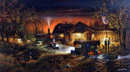 Terry Redlin Morning Warmup