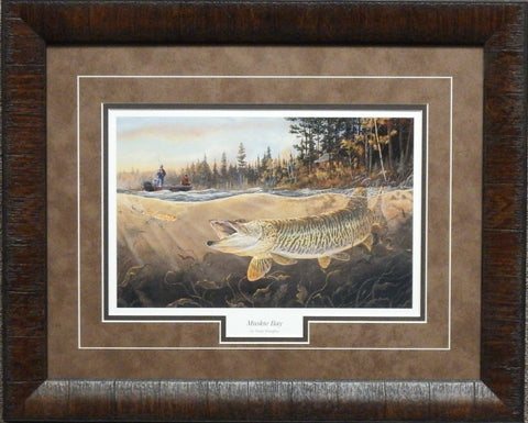 Terry Doughty Muskie Bay- Framed