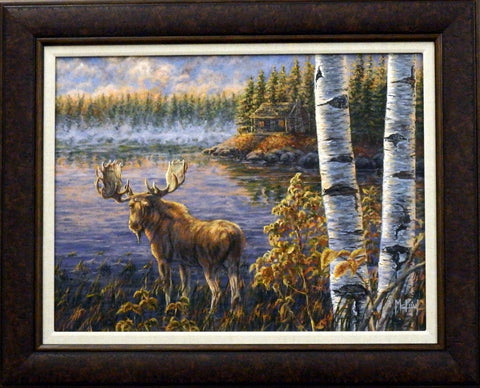 John McFaul North Country Moose- Original