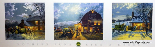 Dave Barnhouse Nothing Runs Like A Deere - 32" x 18.5" Trilogy Open Edition
