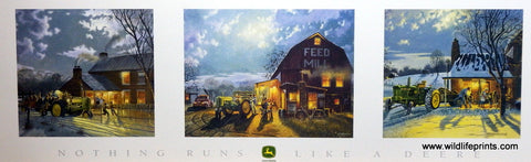 Dave Barnhouse Nothing Runs Like A Deere - 32" x 18.5" Trilogy Open Edition