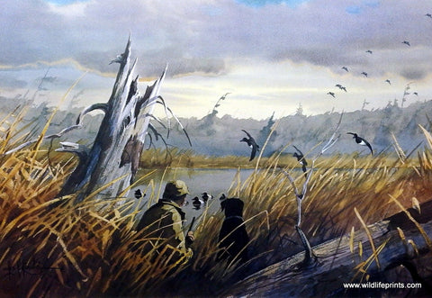 Les Kouba Old Pals - 24"x16.5"- Signed and Numbered