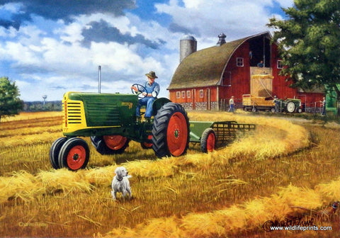 Charles Freitag Oliver Tractor Picture
