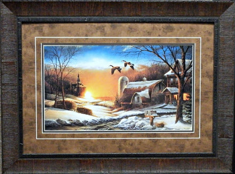 Terry Redlin Sharing the Season II  Art Print-Framed