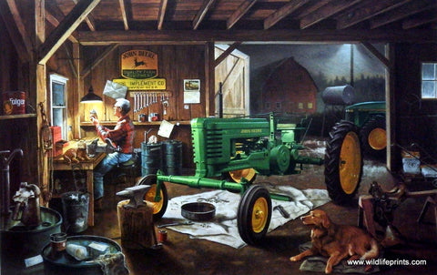 Charles Freitag John Deere picture RESTORATION