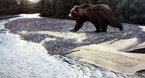 Ron Van Gilder Safe Crossing- Grizzly Bear
