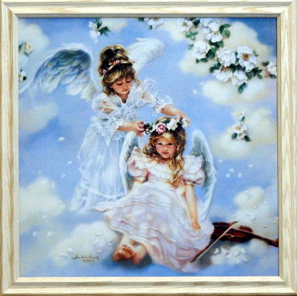 Sandra Kuck "Angels Touch" Framed