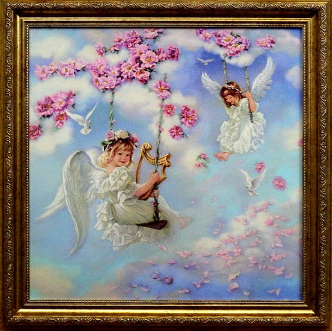 Sandra Kuck "Angels of Joy" Framed