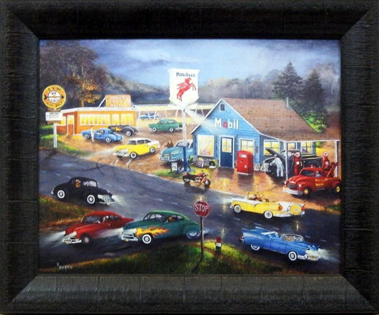 Ray Mertes Saturday Night-Framed