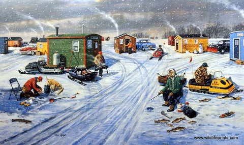 Ken Zylla Shanty Town - 30"x18"- Signed and Numbered