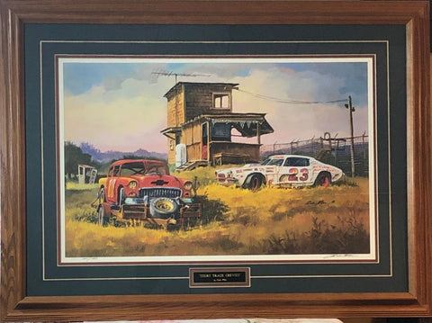 Dale Klee Short Track Chevies S/N Art Print-Framed