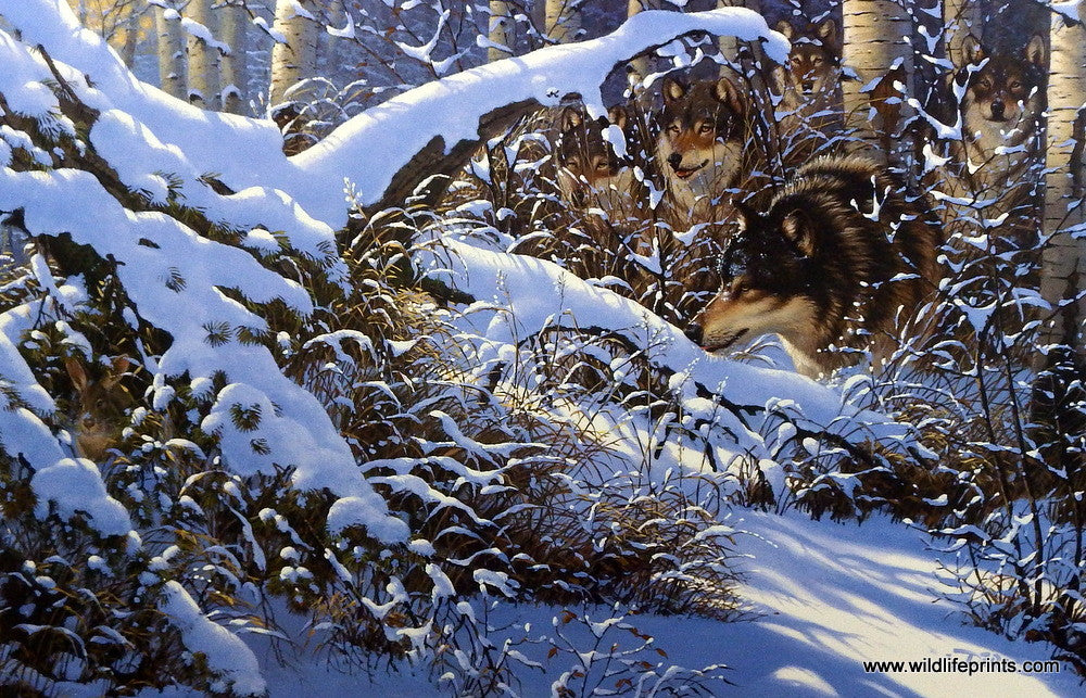 Derk Hansen Wolf Pack Art Print