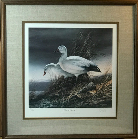 Terry Redlin Set of 4 Geese S/N Art Prints- All Framed