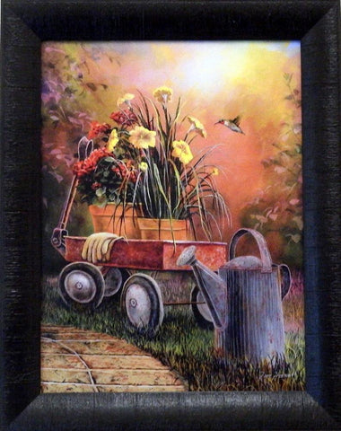 Jim Hansel Summer Blooms Flower Hummingbird Studio Canvas