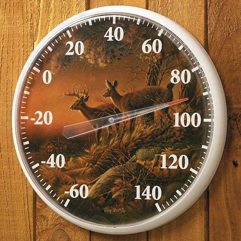 Thermometer-Terry Redlin Sunset Harvest