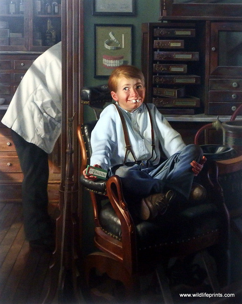 Bob Byerley Children's Print Visit to Dentist