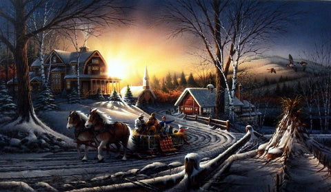 Terry Redlin The Pleasures of Winter Encore