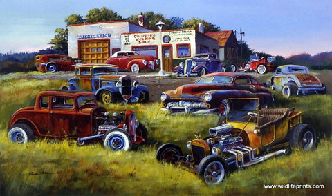 Dale Klee Old Hot Rods Picture THE WELDING SHOP