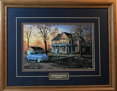 Jim Hansel A tradition of Excellence Art Print-Framed