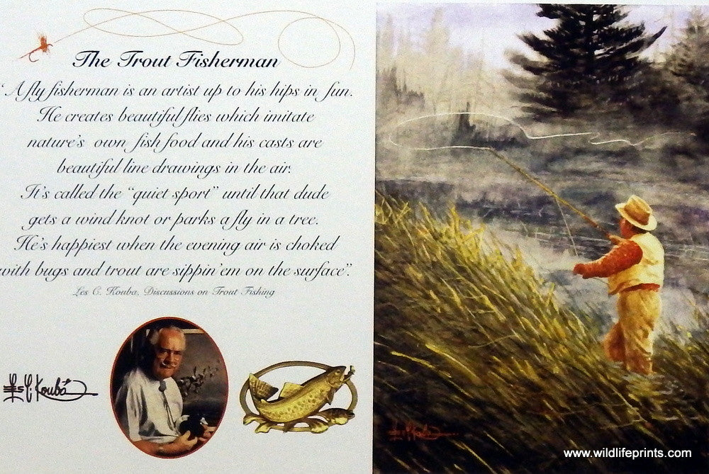 Les Kouba Trout Fisherman