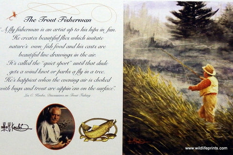Les Kouba Trout Fisherman