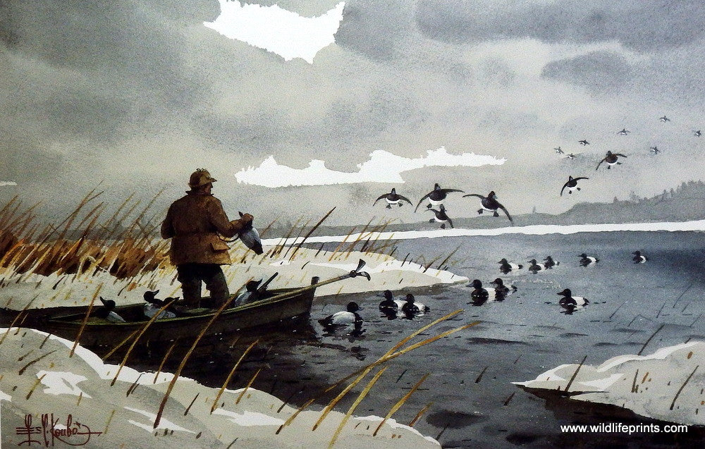 Les Kouba Trusting Bills - 19"x12.5"-Artist Proof
