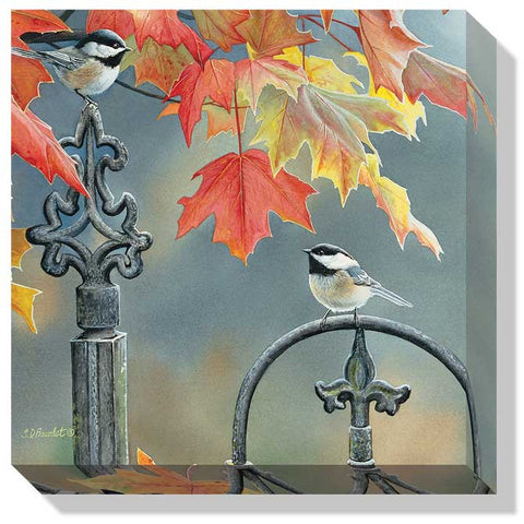 Susan Bourdet Victorian Seasons- Chickadees