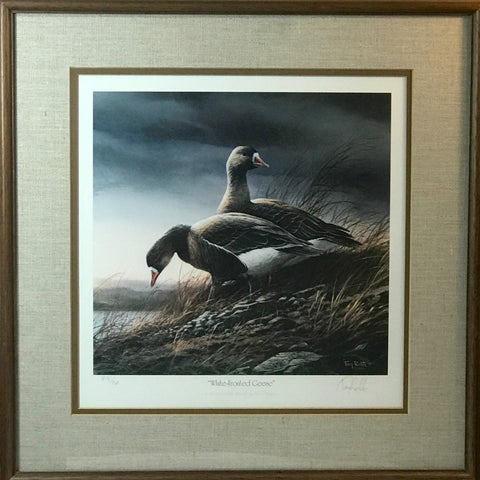 Terry Redlin Set of 4 Geese S/N Art Prints- All Framed