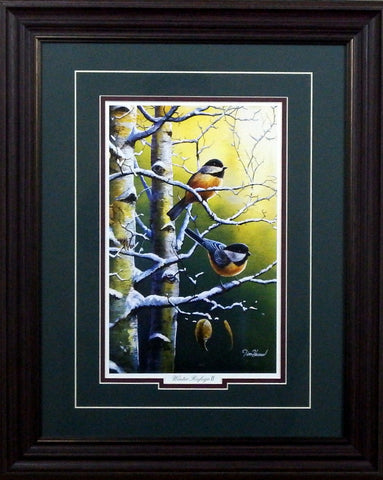 Jim Hansel Winter Refuge II- Framed