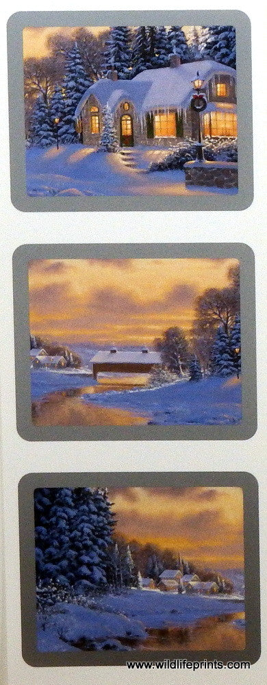Derk Hansen Winter Cottage Art Print