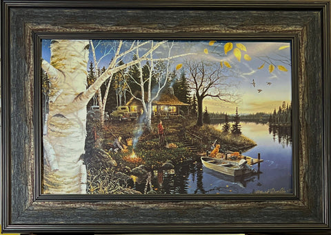 Mark Daehlin Closing Time Lake Art Print-Framed 27.5 x 19