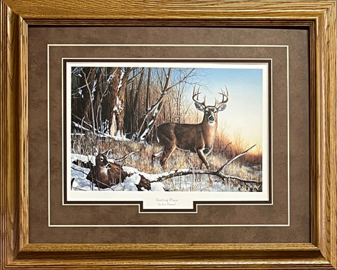 Jim Hansel Resting Place- Framed - 21"x17" Open Edition - 21"x17" Open Edition - 21"x17" Open Edition