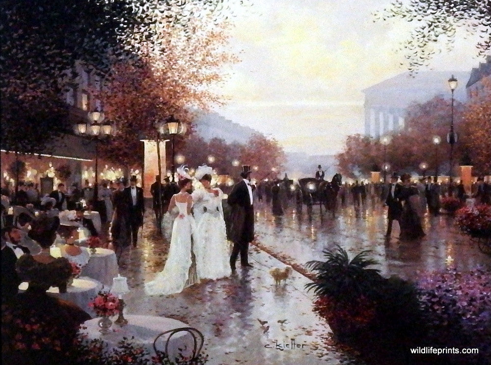 Artist Christa Kieffer Picture of Old Paris Cafe Madeleine Artist Christa Kieffer Picture of Old Paris Cafe Madeleine