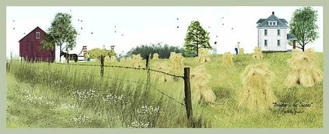 Billy Jacobs Bringing in the Sheaves Art Print 36 x 12