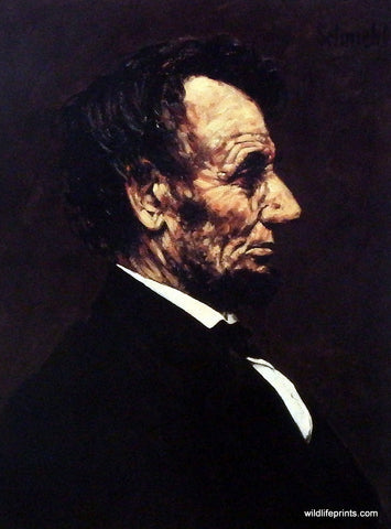Bradley Schmehl's painting of Abraham Lincoln