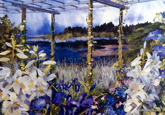 Amanda Richardson Floral Garden Art Print