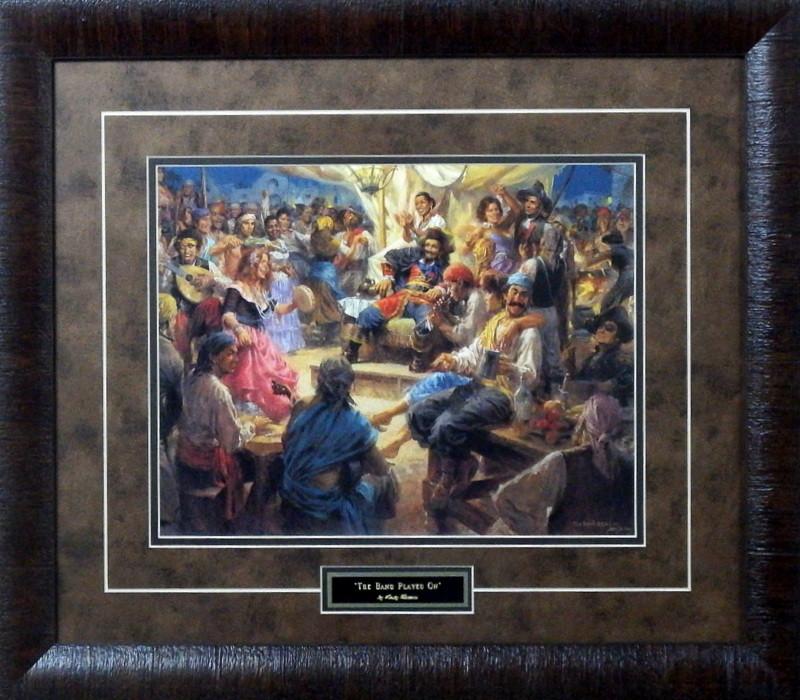 Andy Thomas And the Band Played On-Framed