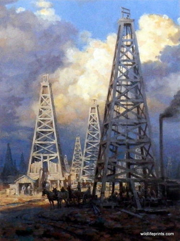 Andy Thomas Black Gold - 9"x12" Open Edition