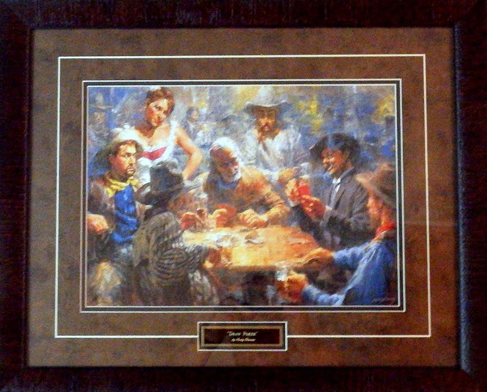 Andy Thomas Draw Poker-Framed