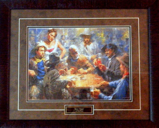 Andy Thomas Draw Poker-Framed