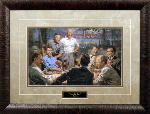 Andy Thomas Grand Ol' Gang-Framed - 27"x 21"