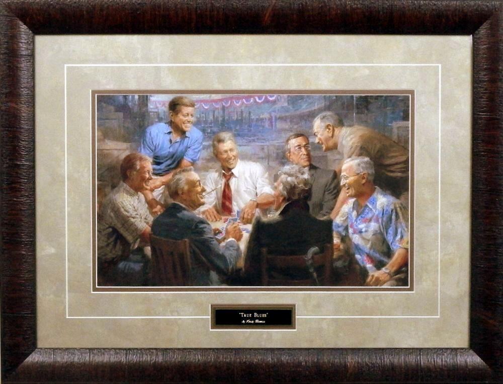 Andy Thomas True Blues-Framed - Framed Size 25"x19"