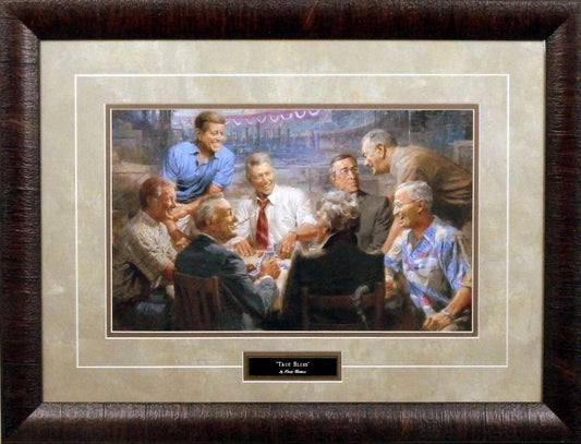 Andy Thomas True Blues-Framed - Framed Size 25"x19"